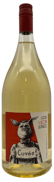 Schweinerei Weißwein Cuveé Qualitätswein trocken 1,5